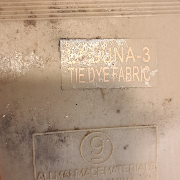 Women's Multicolor Tie Dye Toe Slide Sandals, Size 9 - Picture 5 of 7